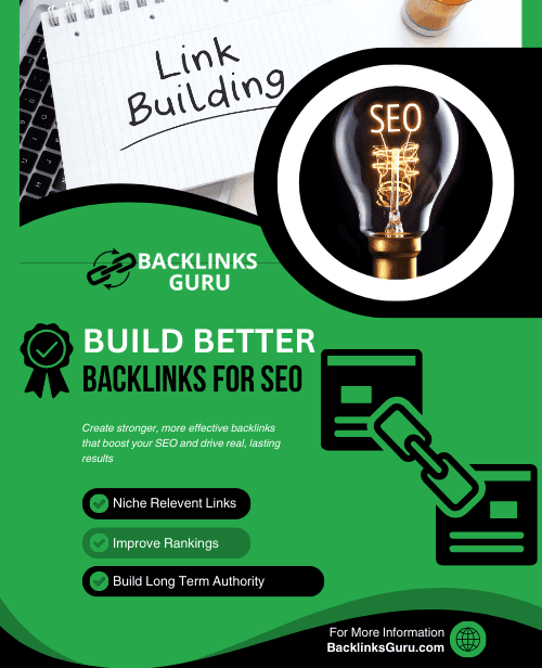 Build Better Backlinks for SEO